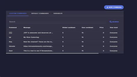 To do this open up your Twitch channel and navigate to Profile Picture –> Creator Dashboard –> Chat Box. . How to add commands with streamelements